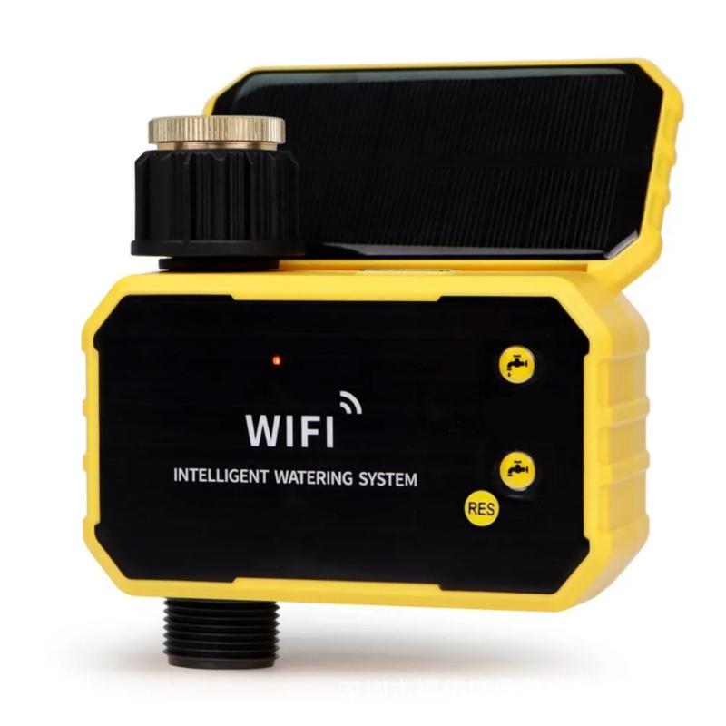 Программируемый WiFi-таймер на солнечной энергии, автоматическая система полива для садовых растений, с датчиками дождя и удаленным управлением через приложение
