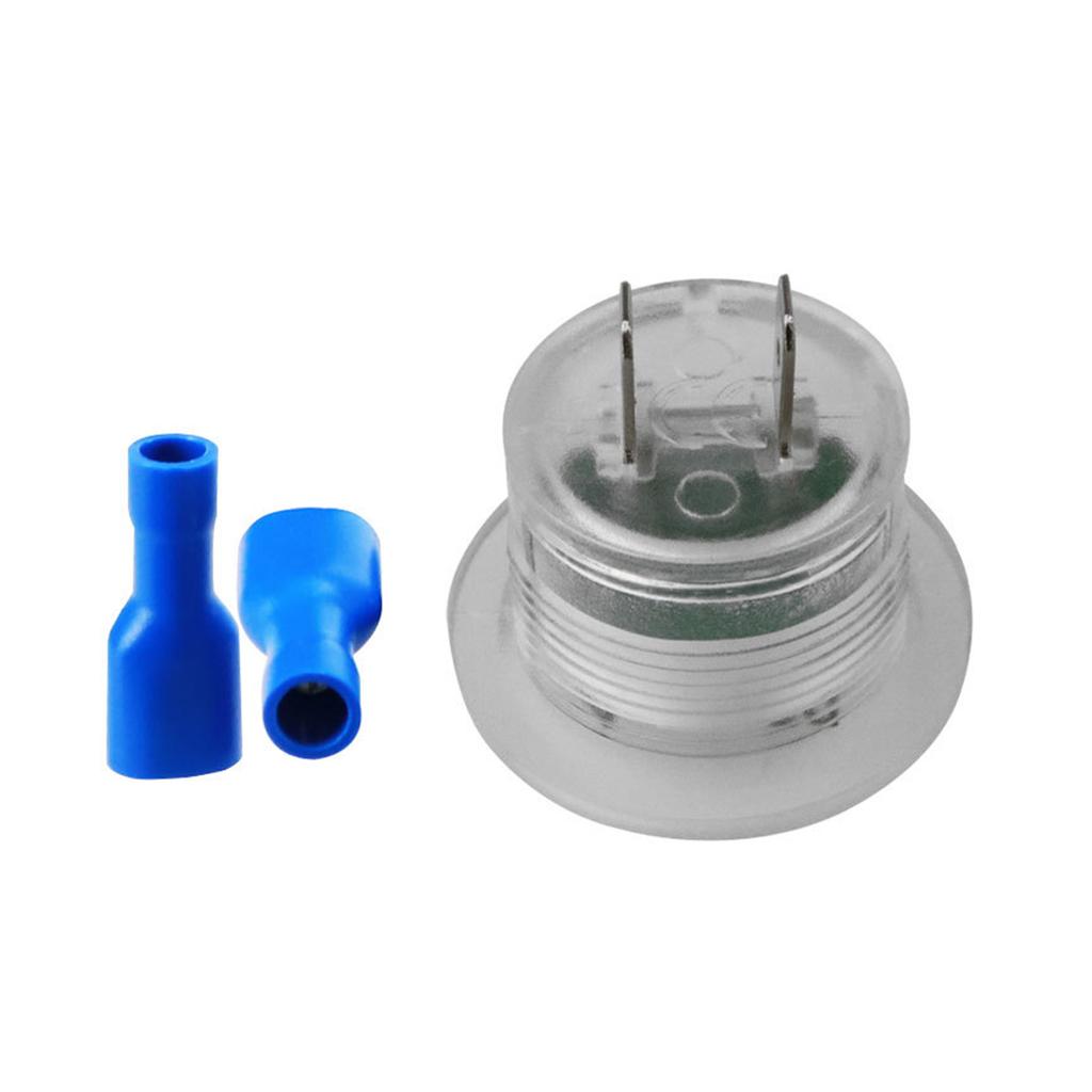 Car Mini Round Waterproof Voltmeter DC 6-35V Digital Display Voltage Meter LED Panel Digital Voltmeter Tester Display Voltmeter