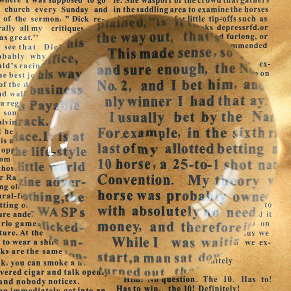 All Optical Table Round Paper Weight Desktop Magnifier Reading Magnifying Glass Acrylic Magnifying Lens