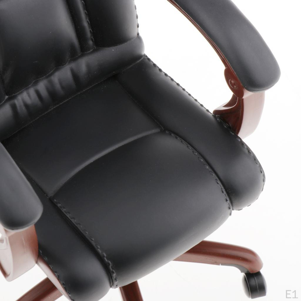 Вращающийся офисный стул в масштабе 1/6, игровые наборы, аксессуары для фигурок, кукол BJD