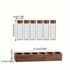 Coffee Bean Sorting Test Tube Glass Display Rack To Store Coffee Beans for Coffee Shop Display Storage Rack for Coffee Storage Kitchen Supplies