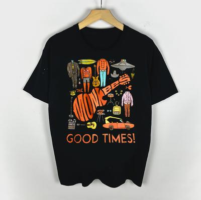 Винтажная футболка The Monkees Good Times Размеры от S до 5XL NE222 Унисекс футболка