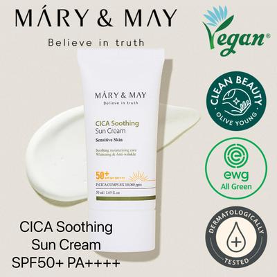 CICA Успокаивающий солнцезащитный крем SPF50+ PA++++ 50 мл