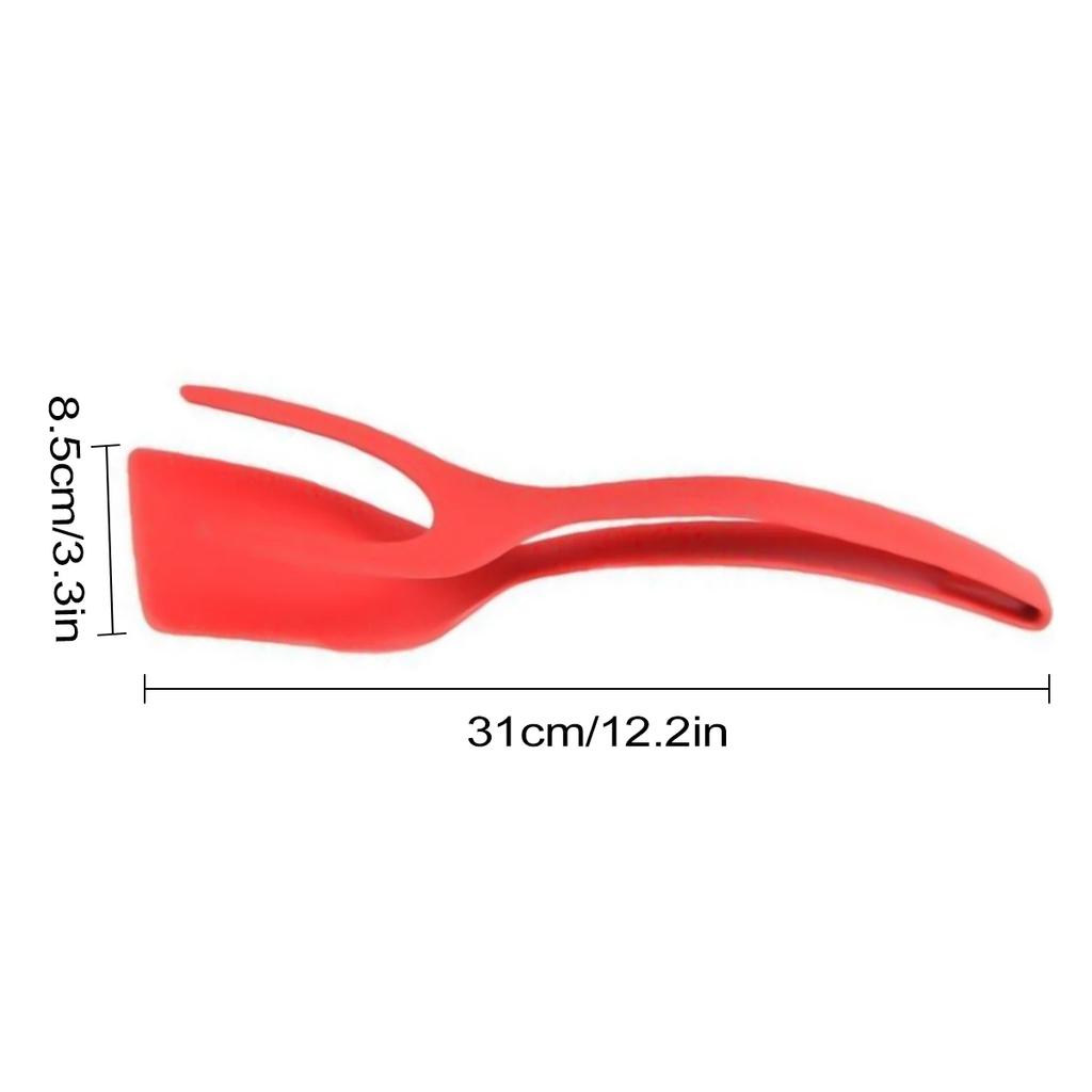 Leeseph 2-в-1 щипцы-лопатки, щипцы для переворачивания яиц, приспособление для приготовления рыбы, блинов, французских тостов, омлета, лопатка для мяса для домашней кухни
