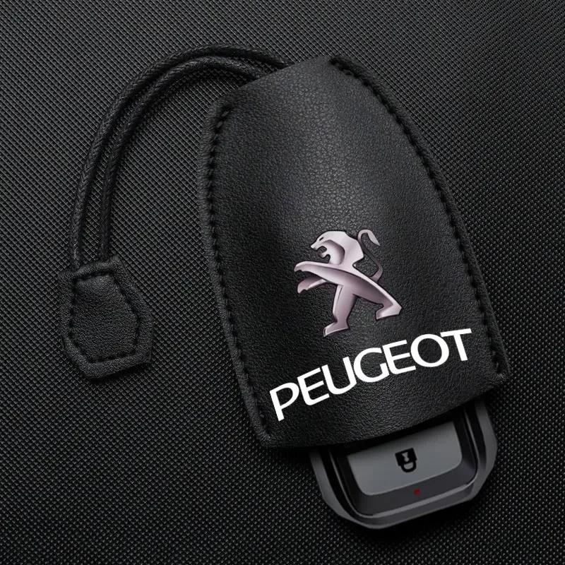 2026 Hot Car Sticker Fashion New Car Styling Protection Shell Bag Case Cover Car Key chain For Peugeot 206 207 3008 2008 308 407