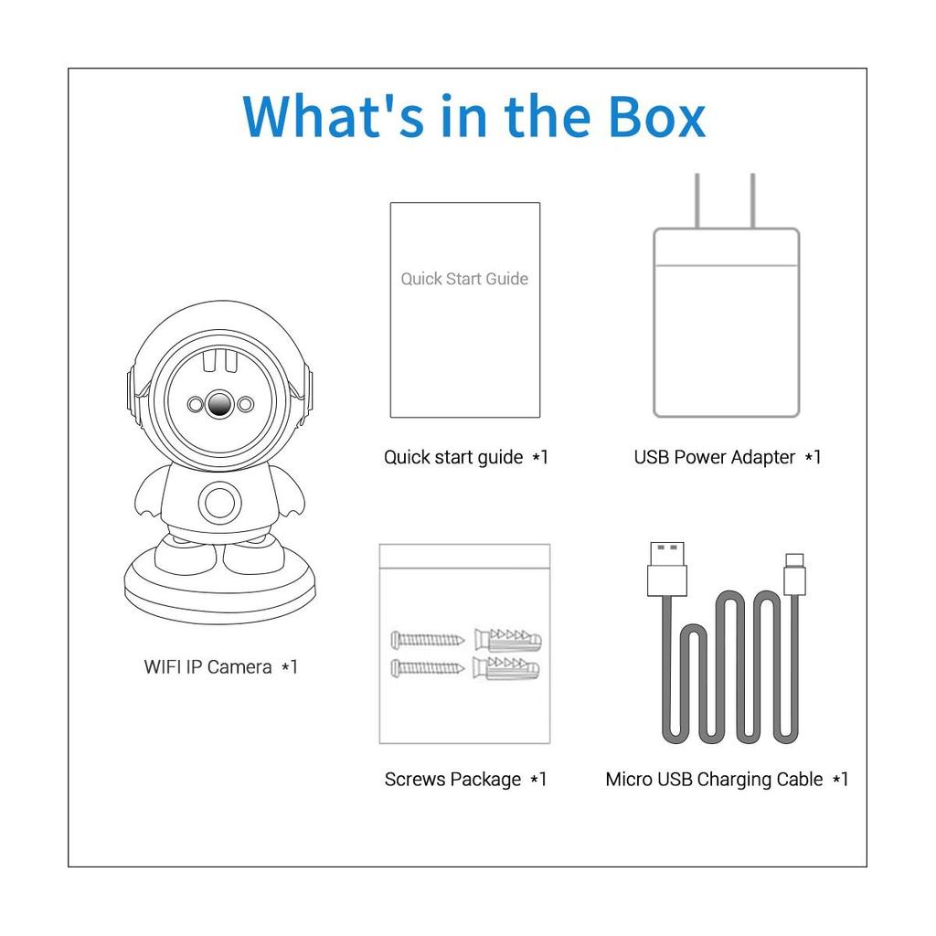 3-мегапиксельная HD умная роботизированная беспроводная IP-камера для домашней безопасности, обнаружение человека одной кнопкой, радионяня, камера ночного видения, Wi-Fi