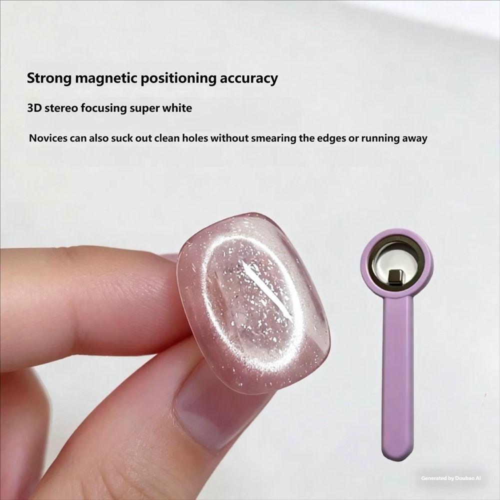 Strong Power Hollow Circle Stick Long Handle Nail Ring Magnet Nail Art Magnet Nail Art Beginner
