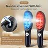 3 In 1 Vibrating Head Massage Brush with Moisturizing Mist Spray - 3 Speed Setup, Portable Hair Care, Relax and Untie, Easy To Rehydrate Tank