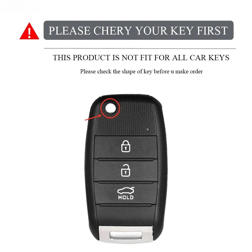 Чехол-оболочка для автомобильного ключа из ТПУ Брелок для KIA RIO 3 K2 K3 K4 K5 Sportege Picanto Optima Soul Ceed Sorento Forte Stinger Cerato