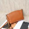 Сумка Baotou Layer Leather Dumpling Bag из натуральной кожи для мобильного телефона из мягкой кожи через плечо, маленькая квадратная кожаная наплечная мини-сумка в стиле ретро