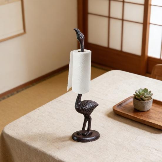 Animal Paper Towel Holder Vintage Style Cast Iron Toilet Paper Holder Giraffe Dinosaur Toilet
