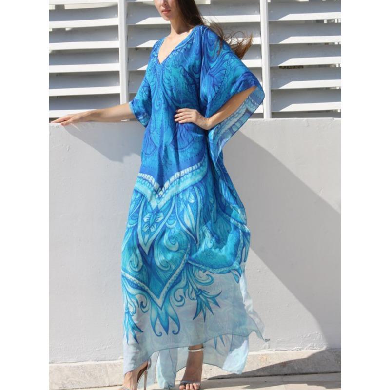 Женское пляжное платье-накидка, свободное длинное платье-рубашка в стиле праздника, купальник-бикини, накидка