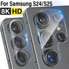 3 Pcs 9H Camera Protective Tempered Glass For Samsung Galaxy S24/S25 5G Camera Lens Protector Film For Samsung S24+ S25+ S25Ultra