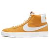 SB Zoom Blazer Mid Университетский Золотой Обувь для скейтбординга 864349-700
