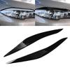 2pcs Headlight Trim Front Front Headlight Eyebrow Cover
