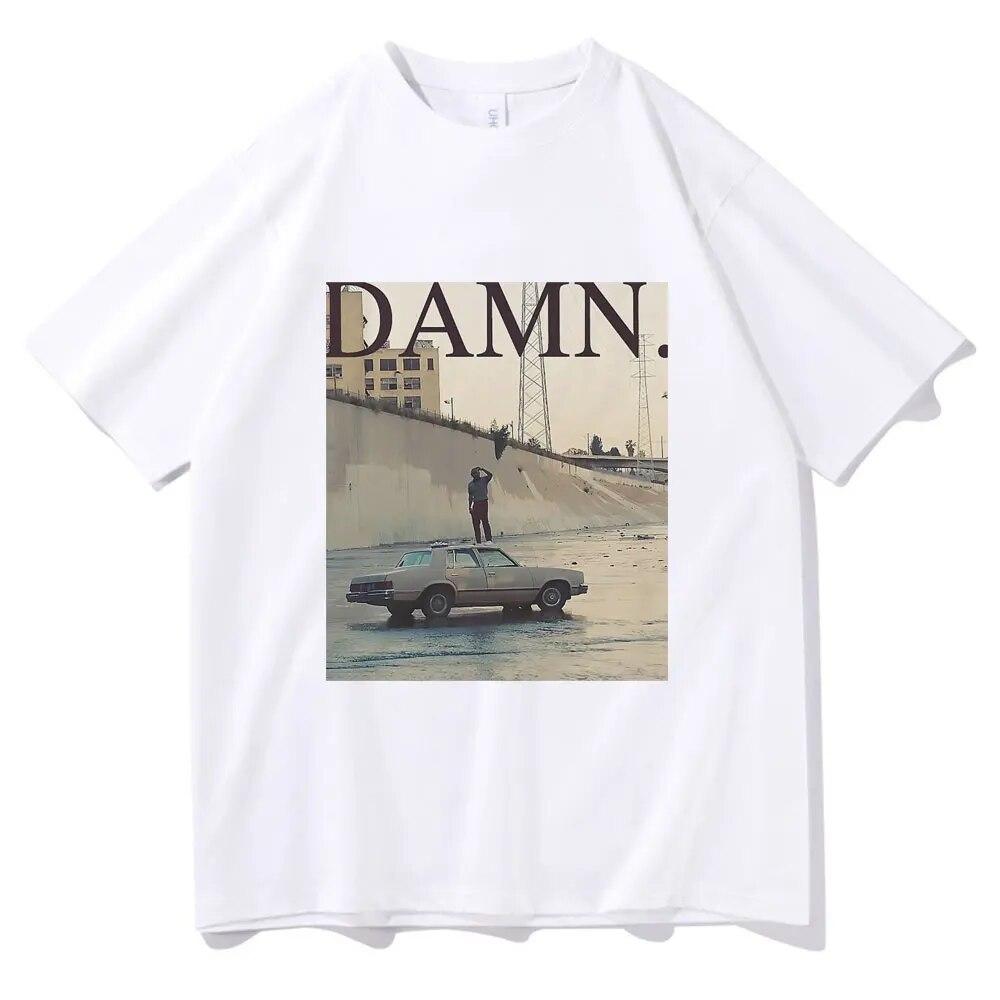 Футболки с рэпером Kendrick Lamar Damn Mr Morale и The Big Steppers Album Ретро футболка унисекс, женские хлопковые футболки большого размера, уличная одежда