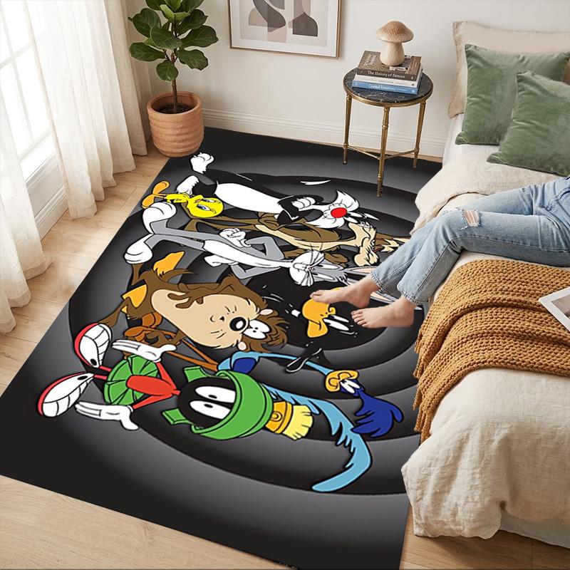 Looney Tunes Living Room Nonslip Area Rug Soft Carpet For Bedroom Game Playroom Sofa Office Home Decor Doormat Christmas Gift C929420