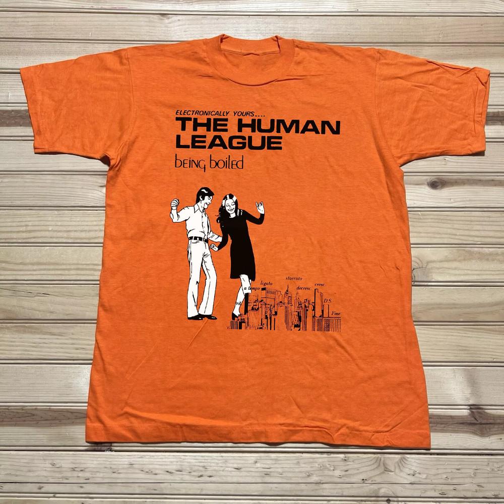 The Human League Being Boiled Подарок для фаната на гастролях Футболка Полный размер S-5XL
