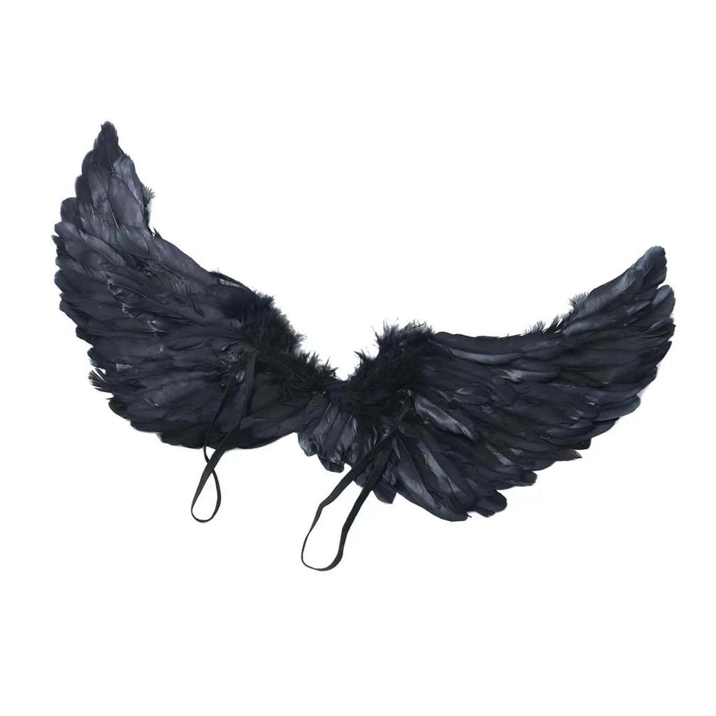 Adult Feather Decorations Halloween COSPLAY Angel Black Angel Props