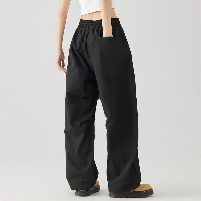 GOLFCROSS Унисекс Плиссированные Рабочие Брюки с Вышивкой Буквами и Шнурком