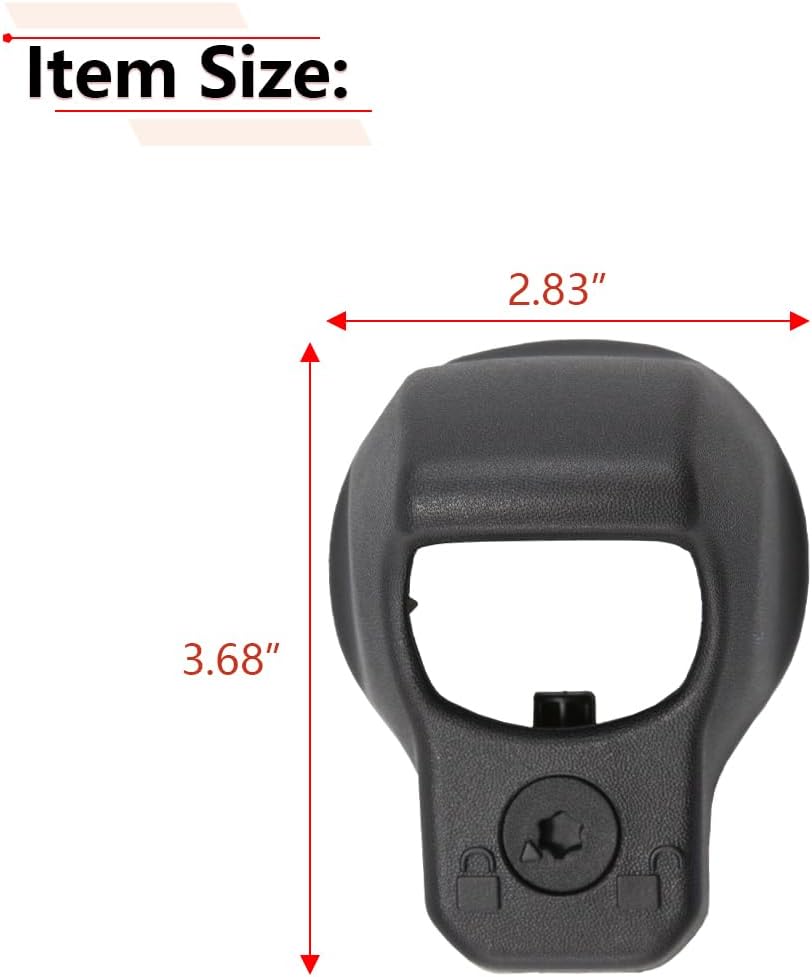 Backup Camera Bezel Trim Compatible with Jeep Wrangler JL JLU 2018 2019 2020 2025 2025 2025 Year, for 68301879AB Rear View Camer