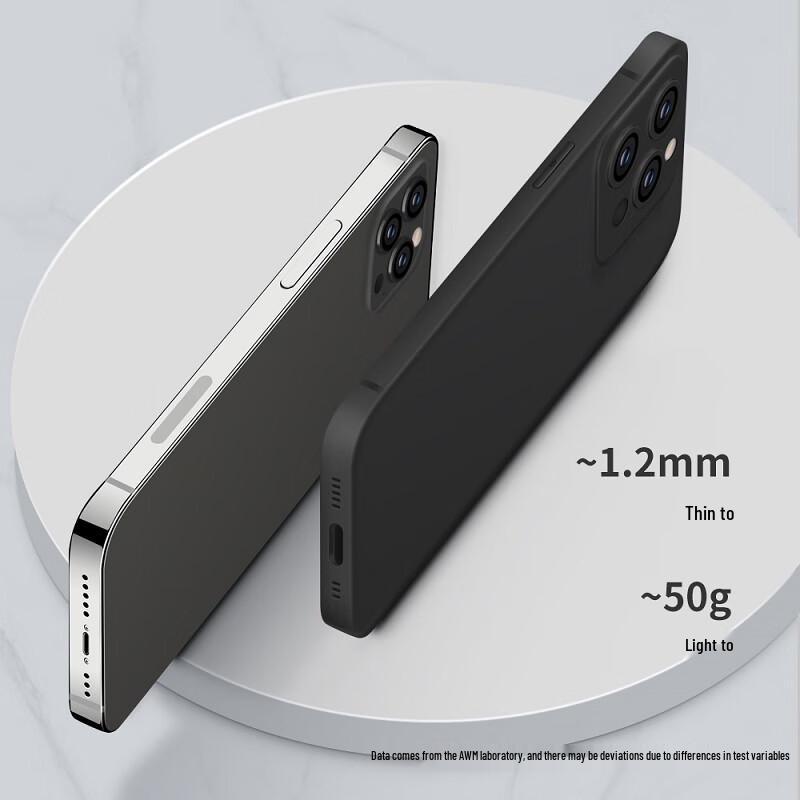 AMW Ultra-Thin Matte Full Coverage Phone Case for iPhone 15 Pro