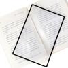 X3 Portable for reading Text Document Glass Lens Reading Aid Lens Magnifier Loupe Lens