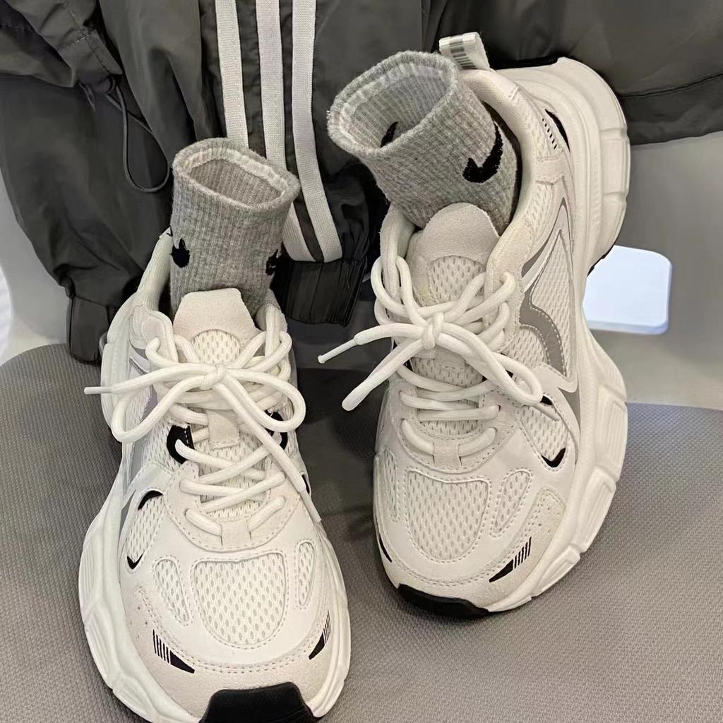 Ультралегкие и тонкие кроссовки для бега, новинка осени, уличная мода, увеличение роста для невысоких мужчин, толстая подошва, легкие кроссовки для папы