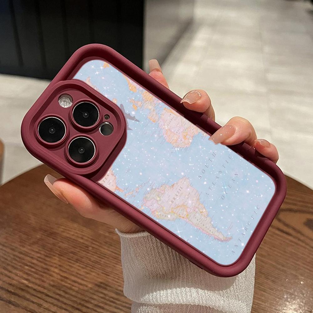 LZ24 Карта траектории самолета искусство силиконовый чехол для телефона Xiaomi 11 Lite 5G 14T Redmi 14C 13C A3 Note 12 11 9 10 13 Pro Plus противоударный задний чехол