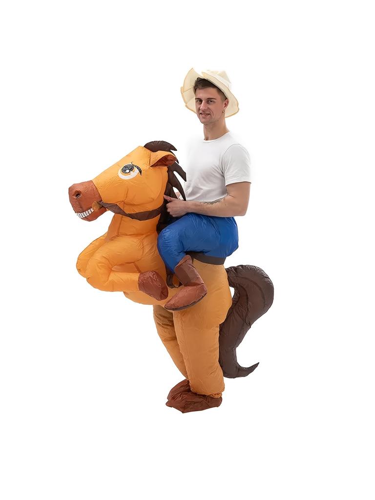 Halloween Inflatable Horse Costume Cowboy Unicorn Costumes For Adult Party Birthday Cosplay Fantasy Fancy Halloween Cost