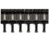 Musiclily Ultra Hardened Steel Vintage Bridge Saddle for Strat Electric Guitar Black of 10.8mm (Set 6)