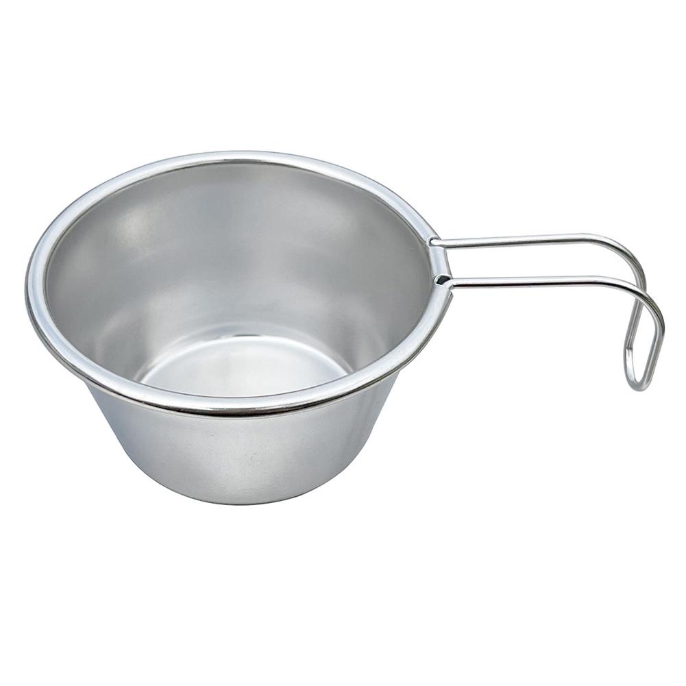 40ml Camping Sierra Cup with Handle Stainless Steel Mini Sierra Cup Camping Tea Cup for Outdoor Camping Hiking Backpacking