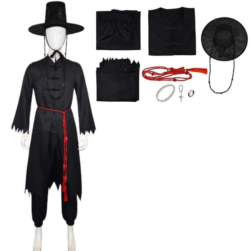 Kpop Demon Hunters Saja Boys Cosplay Costume Stage Singing Suit Party Halloween