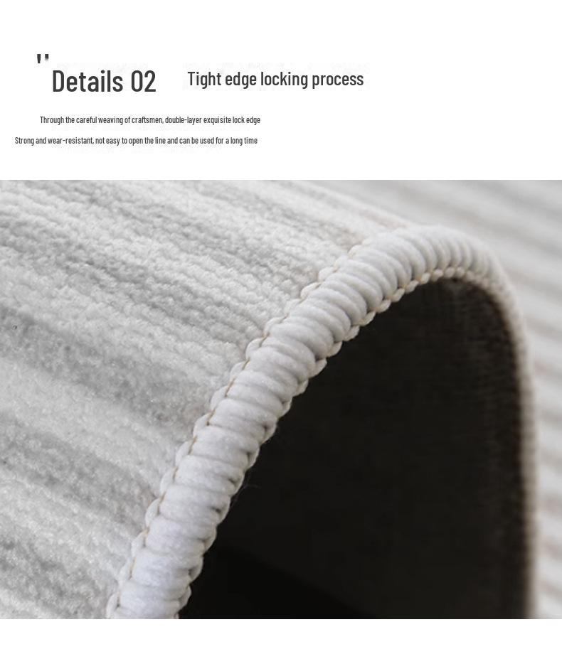 Роскошный кремовый ковер во французском стиле: Высококачественное, стильное и легко моющееся средство для гостиной или спальни