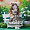 30Cm Bjd Dolls Princess Full Set 1/6 Anime Bjd With Clothes 23 Joint Movable Body Dress Up Doll House Set Birthday Gifts Toys