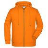 James and Nicholson Mens Full Zip Hoodie
