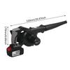 21V Lightweight Battery Powered Leaf Blowers for Patio, Yard, Sidewalk,Small Leaf Blower,2-In-1