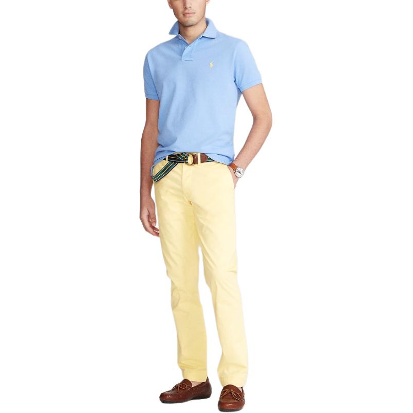 Polo Ralph Lauren Polo Shirt Slim Fit Men's Blue MNPOKNI1N821147-400