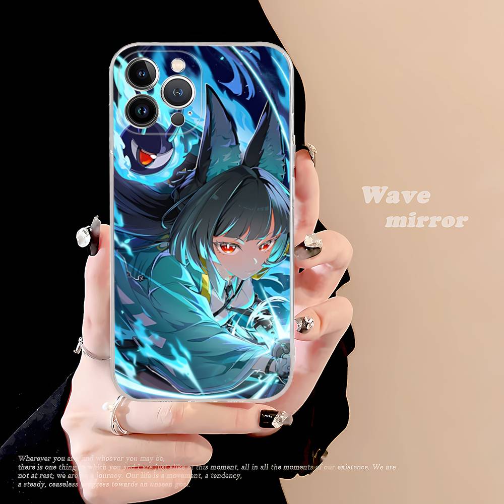 Классический Чехол H-Hoshimi Miyabi из ТПУ и Силикона Для IPhone 11 12 13 14 15 16 17 Pro Max Ударопрочный Прозрачный Задний Чехол