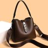 Soft Leather Bag Monochromatic High Capacity Luxury Designer Shoulder Messenger Ladies High Quality