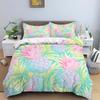 Fruit Pineapple Queen King Duvet Cover 3D Yellow Tropical Fruit Bedding Set Plants Comforter Cover 2/3pcs Polyester Quilt Cover
