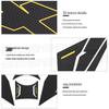 Zongshen 150X Motorcycle Anti-Scratch Foot Peg and Fuel Tank Stickers - 26 Styles