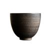 Handmade Gold-Glazed Thin Ceramic Tea Cup - Artisan Crafted Coarse Clay Master Cup for Kung Fu Tea CeremonyRetroPersonal Teacup