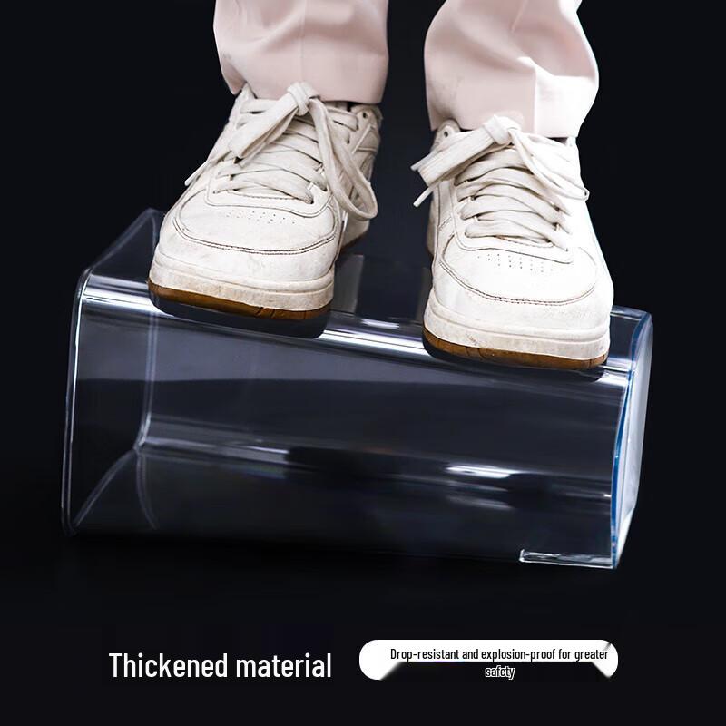 Transparent Square Acrylic Flower Rehydration Buckets with Handle