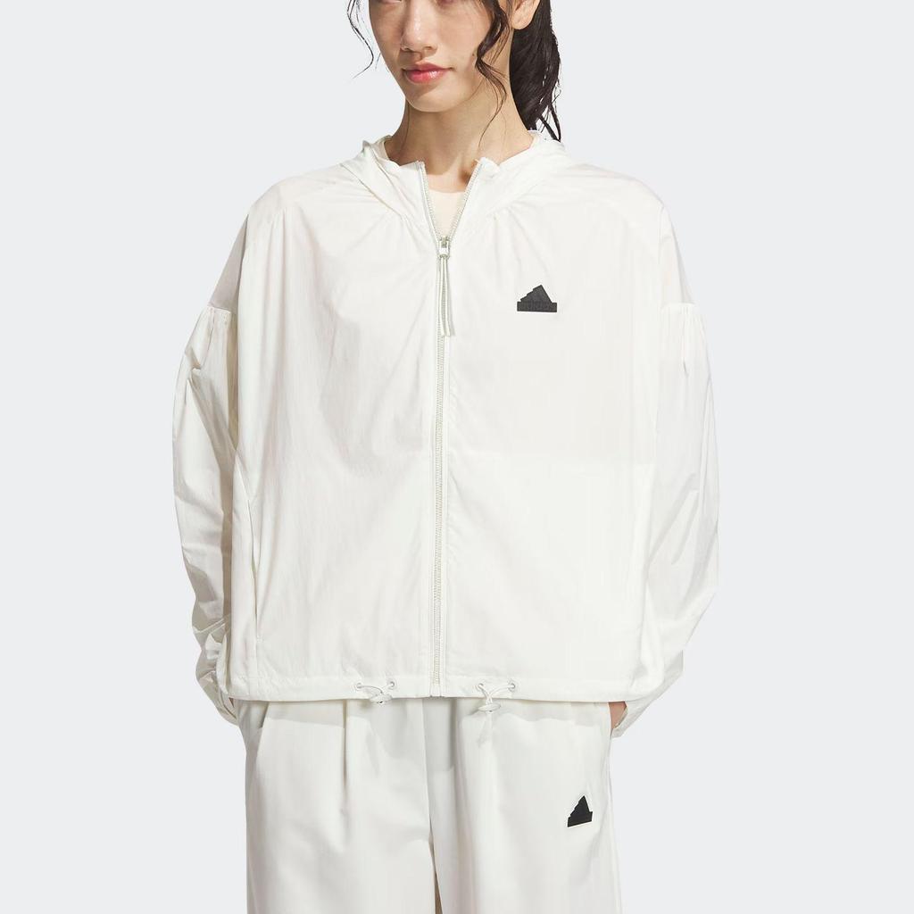 adidas Куртка-ветровка Женские топы Белая IM8837