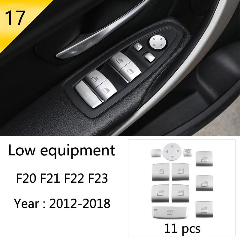 For BMW 1 2 Series F20 F21 F22 F23 Carbon fiber Car Control CD Panel Cover Trim Air conditioning Outlet Frame Decoration Sticker LNYCP1