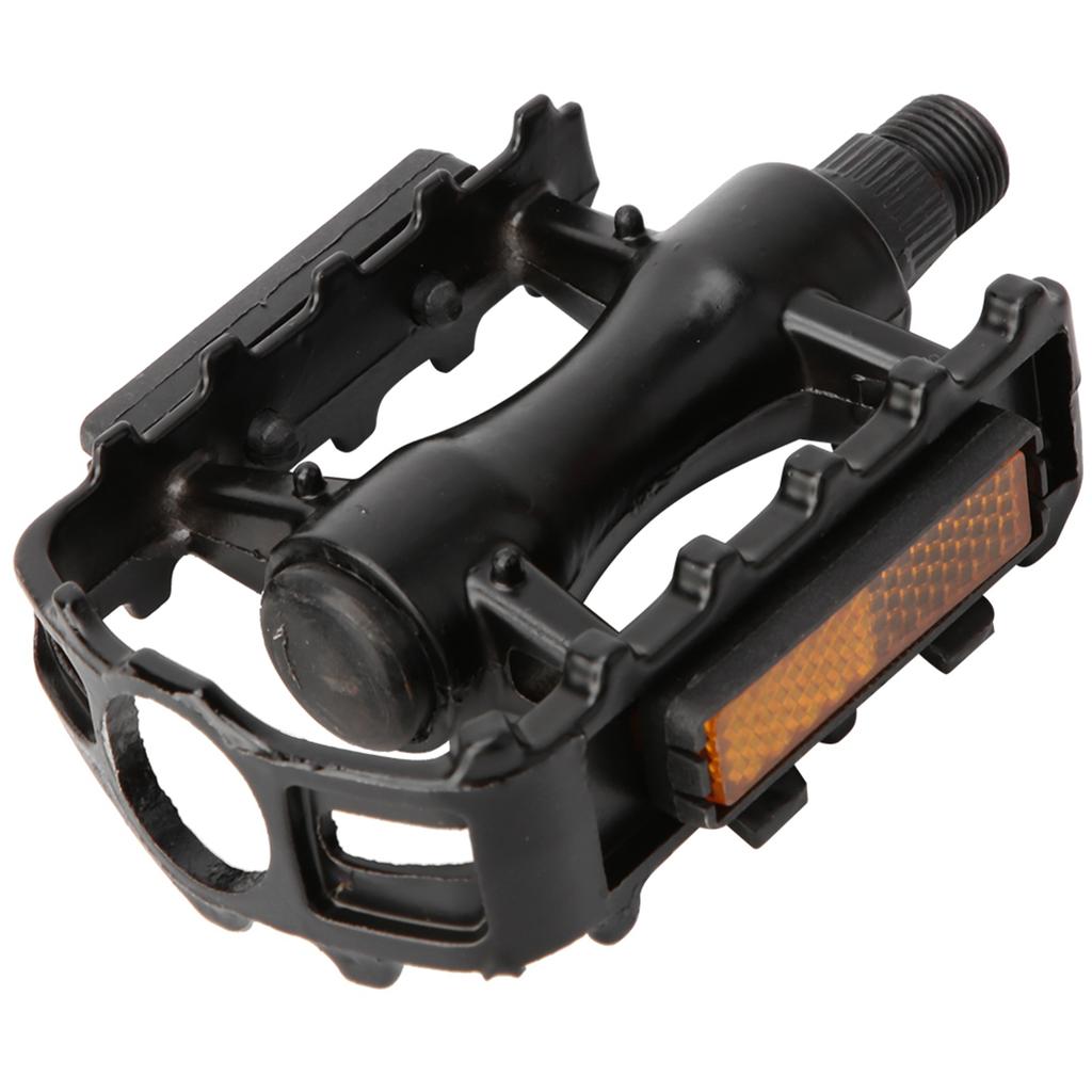 1 Pair Black Aluminium Alloy Mountain Road Bike Lightweight Pedals Bicycle Replacement Part