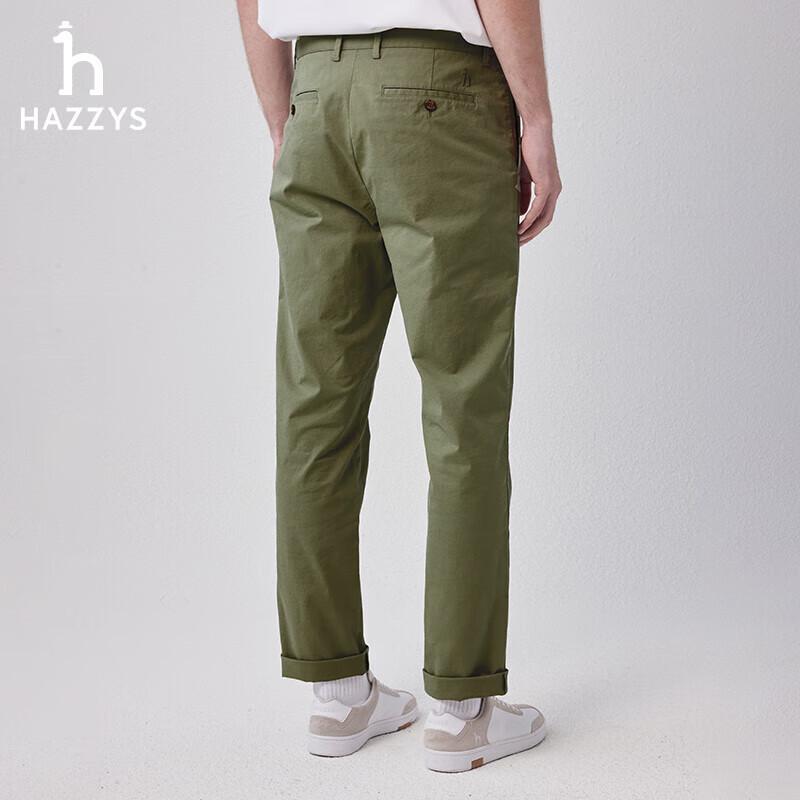 Мужские весенние брюки прямого кроя в стиле business casual от HAZZYS