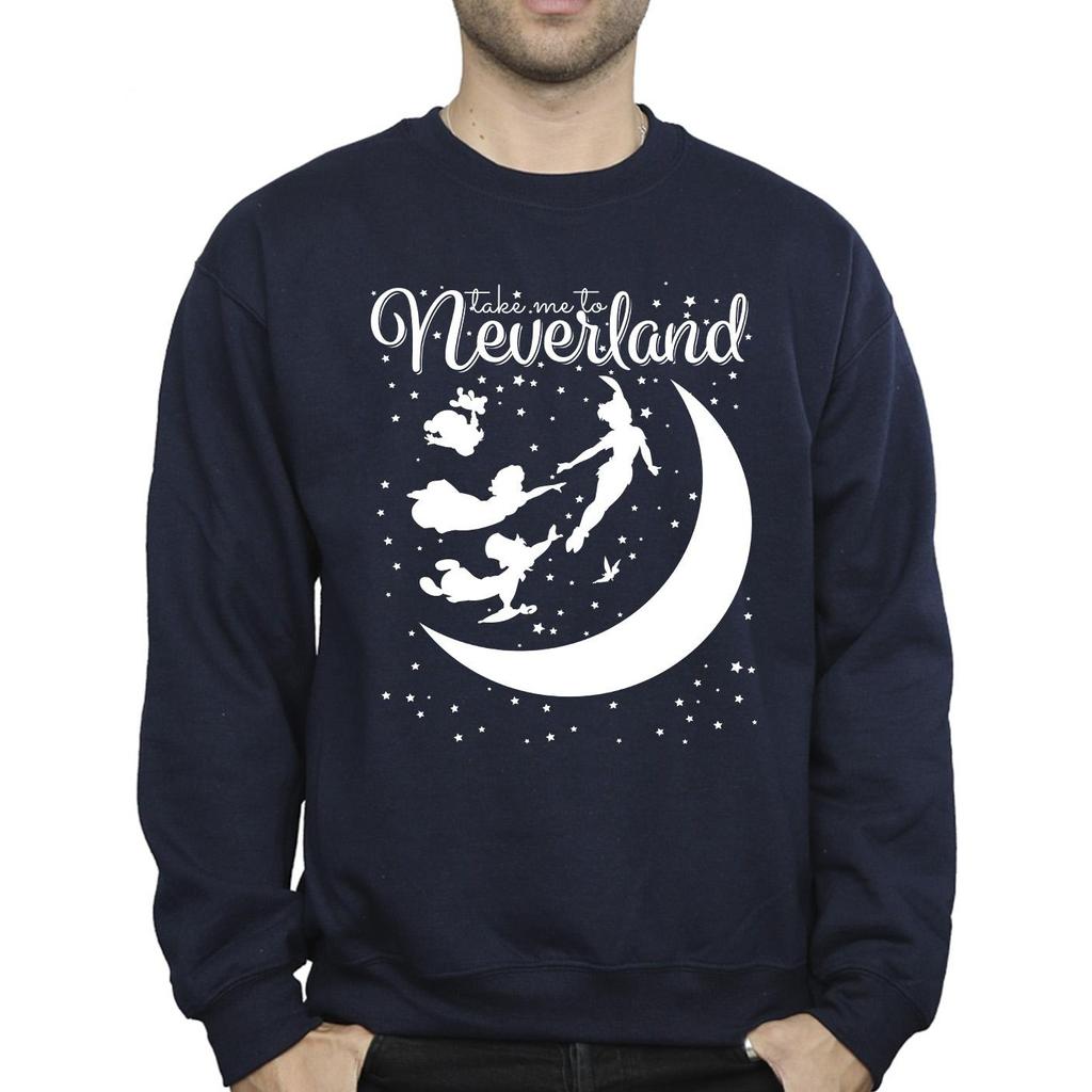 Disney Mens Peter Pan Take Me To Neverland Sweatshirt