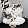 New Casual Men's Shoes Thick PU Sole Breathable Shoes Fall and Winter Fashion Trend Lightweight Sports Shoes Men's Walking Shoes